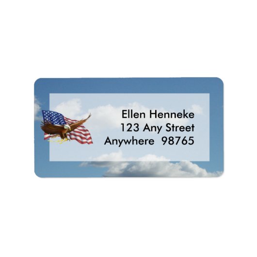 アメリカハゲ ラベル (正面)