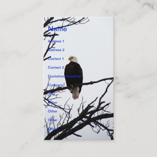 アメリカハゲ 名刺 (正面)