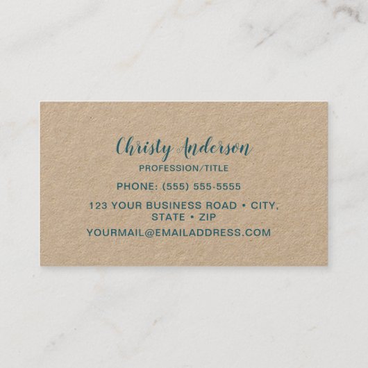 アメリカハチドリ  名刺 (裏面)