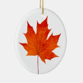 アメリカハナノキの葉 セラミックオーナメント (右)