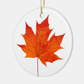 アメリカハナノキの葉 セラミックオーナメント (左)