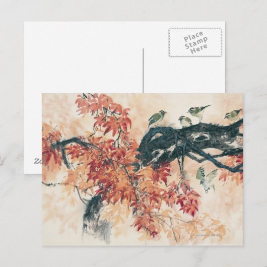 アメリカハナノキ ポストカード (正面/裏面)