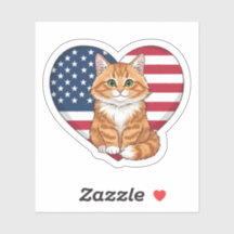 アメリカハートネコ – Patriotic Cat