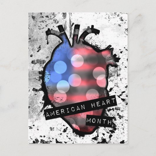 アメリカハート月 ポストカード (正面)