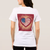 アメリカハート トライブレンドＴシャツ (裏面)