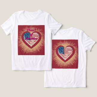 アメリカハート トライブレンドＴシャツ