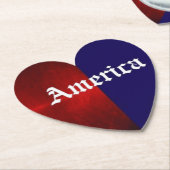 アメリカハート ペーパーコースター (アングル)