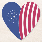 アメリカハート ペーパーコースター (正面)