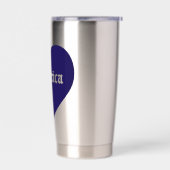 アメリカハート 保温保冷タンブラー (左面)