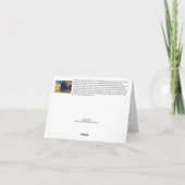 アメリカバイソンノートカード サンキューカード (裏面)