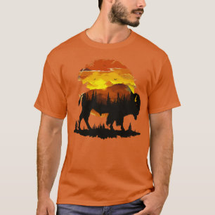 アメリカバイソンバッファロー Tシャツ