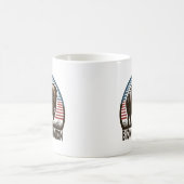 アメリカバイソン保護世界野生生物の日 コーヒーマグカップ (中央)