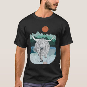 アメリカバイソン愛好家 ふわふわ牛の土産用に Tシャツ