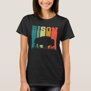 アメリカバイソン男性へとウィメンズ Tシャツ