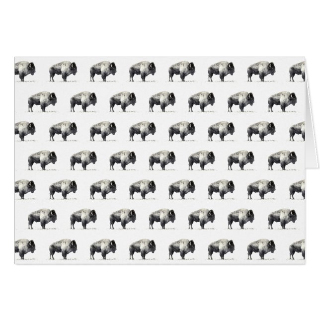 アメリカバイソン (正面横)