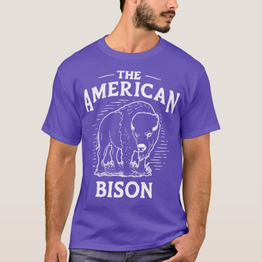 アメリカバイソン2 Tシャツ (正面)