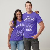 アメリカバイソン2 Tシャツ (ユニセックス)