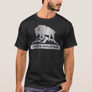 アメリカバイソン ウィチタ山脈 Tシャツ