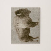 アメリカバイソン ジグソーパズル (縦)