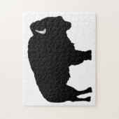 アメリカバイソン ジグソーパズル (縦)