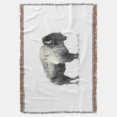 アメリカバイソン スローブランケット (正面縦)