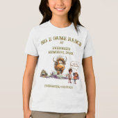 アメリカバイソン バイソン 子供たち 2 Tシャツ (正面)