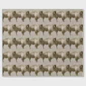 アメリカバイソン ラッピングペーパー (フラット)