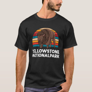 アメリカバイソン 牛 バッファロー 国立公園 荒野の西 Tシャツ
