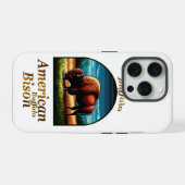 アメリカバイソン iPhoneケース (裏面横)