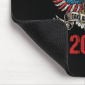 アメリカバックアメリカ国旗トランプ2024男女性 マウスパッド (コーナー)