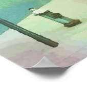 アメリカバックストリートシーンアーバンポップ・アートのアート ポスター (角)