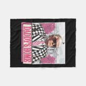 アメリカバックダディーズホームピンクドおもしろいナルドトランプ フリースブランケット (正面(横))