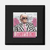 アメリカバックダディーズホームピンクドおもしろいナルドトランプ マグネット (正面)