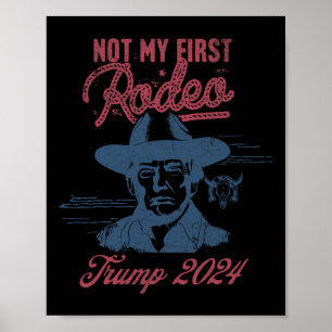 アメリカバックトランプカウボーイロデオ選挙2024 1 ポスター