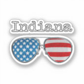 アメリカパイロットグラスインディアナ シール (正面)