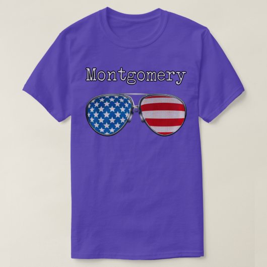 アメリカパイロットグラスモンゴメリーTシャツ Tシャツ (デザイン正面)