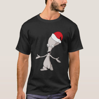アメリカパパロジャー。エイリアンインクリスマスハットクラシック Tシャツ