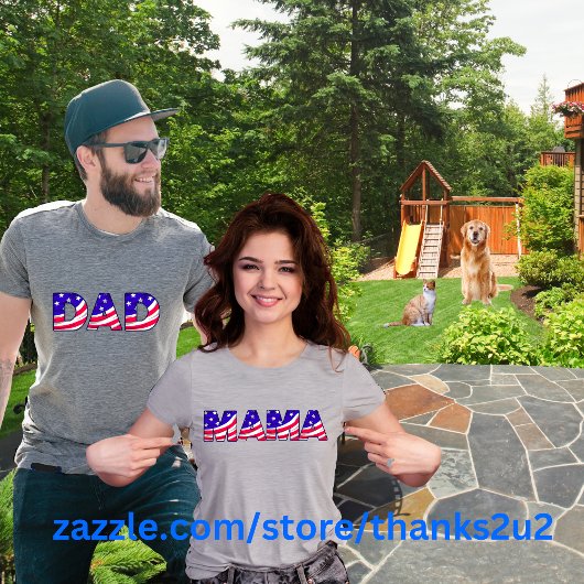 アメリカパパ Tシャツ