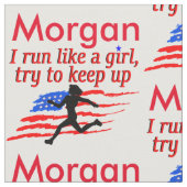 アメリカパーソナライズされたの陸上織物 ファブリック (クローズアップ)