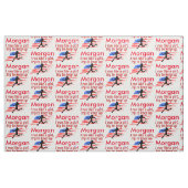 アメリカパーソナライズされたの陸上織物 ファブリック (ファットクウォーター)