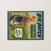 アメリカパーソナライズされたファームボーイヴィンテージポスター ジグソーパズル (横)