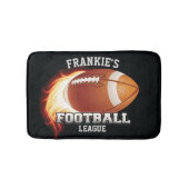 アメリカパーソナライズされたンフットボールの炎のスポーツに名を連ねる バスマット (正面)