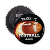 アメリカパーソナライズされたンフットボールの炎のスポーツに名を連ねる 栓抜き (正面)