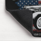 アメリカパーソナライズされたヴィンテージクラシックカーガレージ マウスパッド (コーナー)