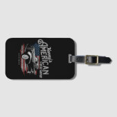 アメリカパーソナライズされたヴィンテージクラシックカーガレージ ラゲッジタグ (正面横)