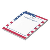 アメリカパーソナライズされた国旗のアメリカ ノートパッド (回転)