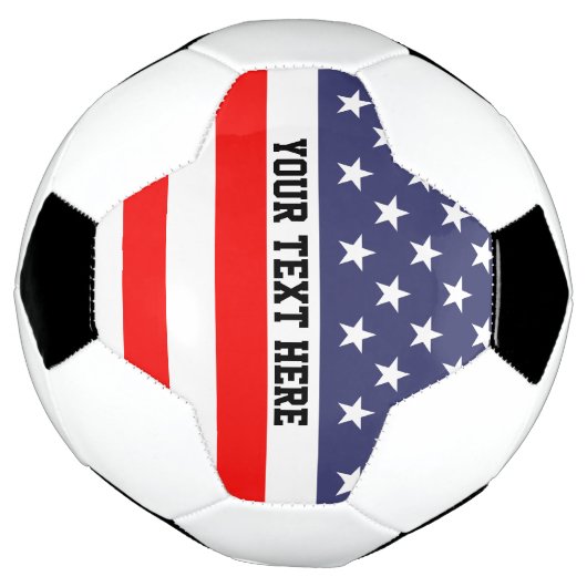アメリカパーソナライズされた国旗のサッカーボール サッカーボール (回転)