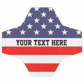 アメリカパーソナライズされた国旗のサッカーボール サッカーボール (フラット)