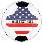 アメリカパーソナライズされた国旗のサッカーボール サッカーボール (正面)