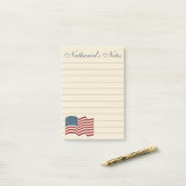 アメリカパーソナライズされた国旗のItノートのギフト ポストイット (デスク上)